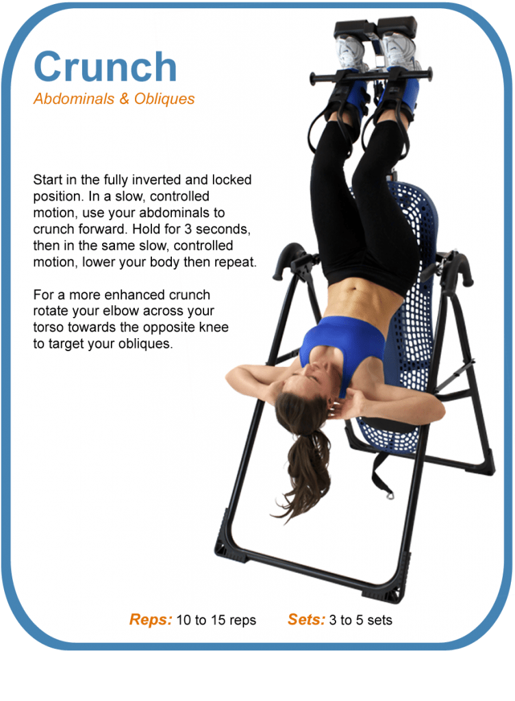 Inversion Table Sit-ups Instructions