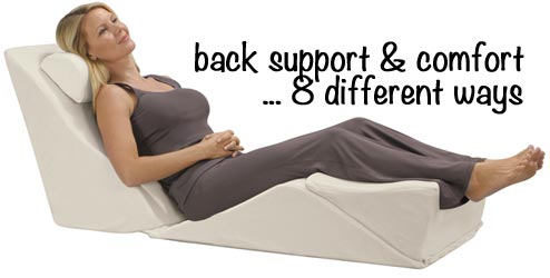 leg wedge pillow for back pain