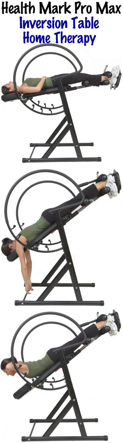 Health Mark Pro Max Inversion Table Home Therapy