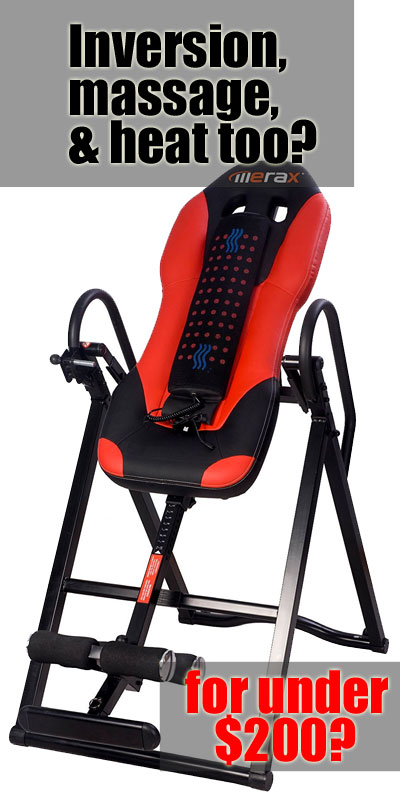 Inversion Table with Massage and Heat