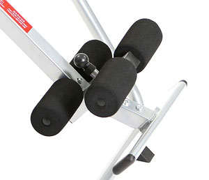 Padded Ankle Supports on Invertio Inversion Table