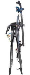 Inversion Table Folded Flat for Upright Compact Storage