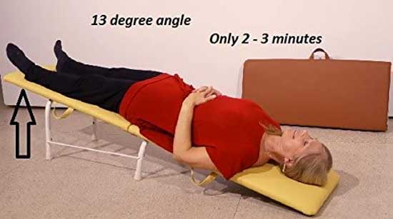 Portable Low Angle Inversion Table for Easy Travel