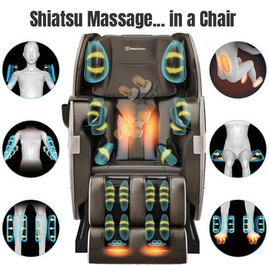 Full Body Shiatsu Massage Chair - DIY Massage Therapy  at Home