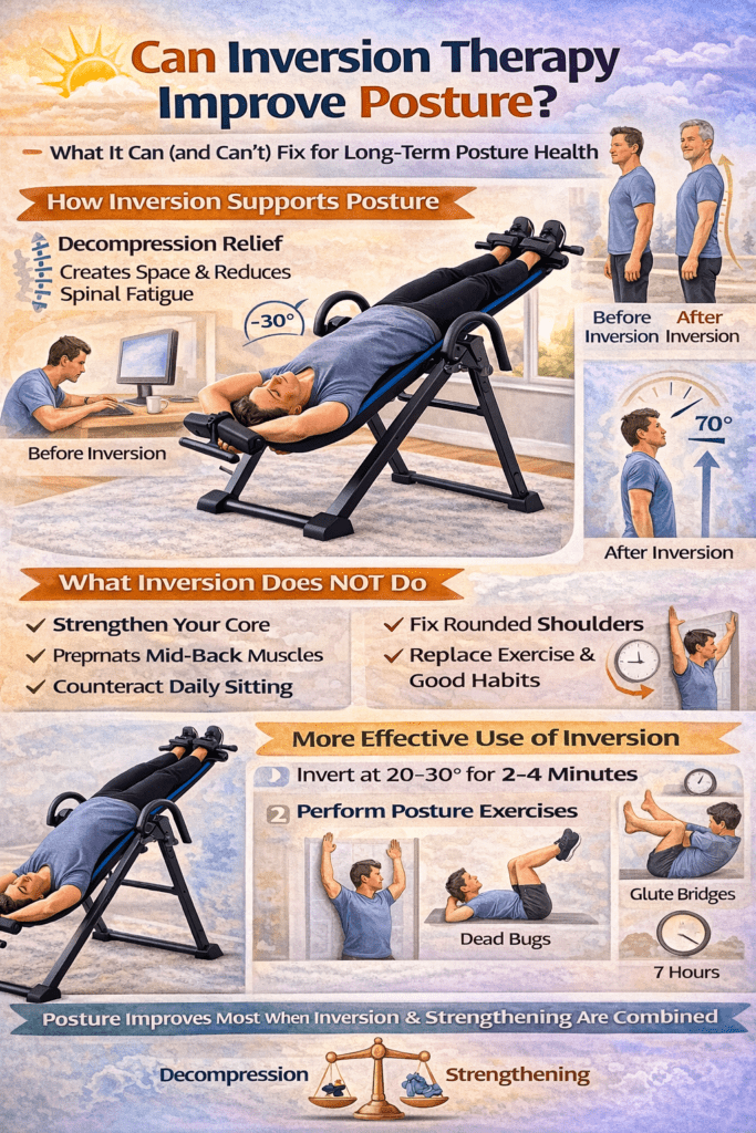 Infographic - Can Inversion Therapy Improve Posture?